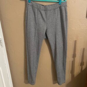 Talbots Plus Size Luxe Knit Slim Ankle Pants - Houndstooth  1x office business